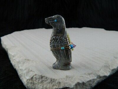 Bird Zuni Fetish Carving - Narren Bowannie - High Lonesome Trading