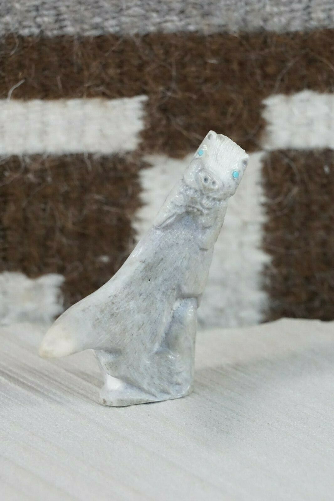 Otter Zuni Fetish Carving - Maxx Laate - High Lonesome Trading