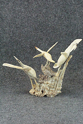 Sandhill Crane Zuni Fetish Carving - Ruben Najera