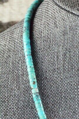 Turquoise & Sterling Silver Necklace - Navajo - High Lonesome Trading