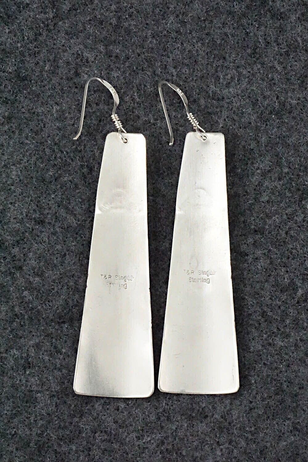 Turquoise & Sterling Silver Earrings - Rosita Singer
