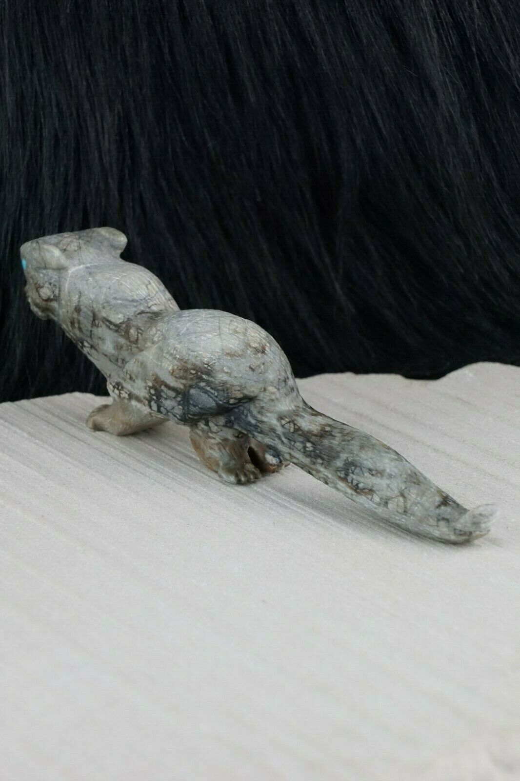 Mountain Lion Zuni Fetish Carving - Tony Mackel - High Lonesome Trading