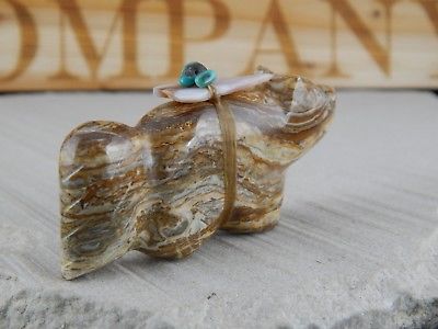 Bear Zuni Fetish Carving - Daphie Quam - High Lonesome Trading