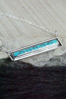 Turquoise & Sterling Silver Necklace - Laurie Kallestewa - High Lonesome Trading
