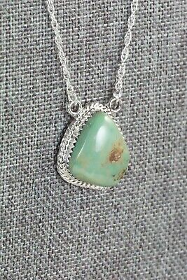 Turquoise & Sterling Silver Necklace - Annie Spencer