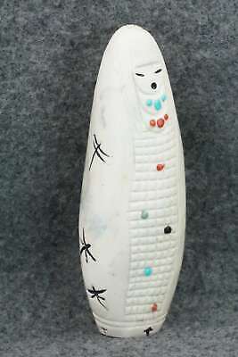 Corn Maiden Zuni Fetish Carving - Sandra Quandelacy