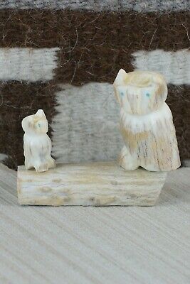 Owl Zuni Fetish Carving - Brandon Phillips