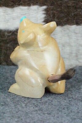 Mouse Zuni Fetish Carving - Enrike Leekya