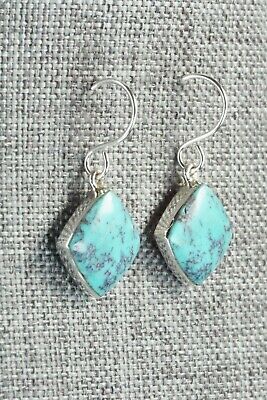 Turquoise & Sterling Silver Earrings - Cathy Webster