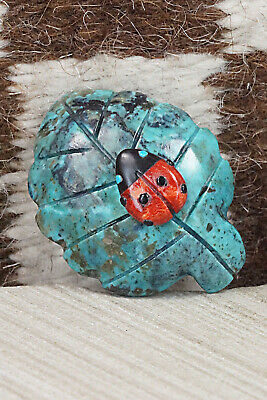 Ladybug Zuni Fetish Carving - Reynold Lunasee