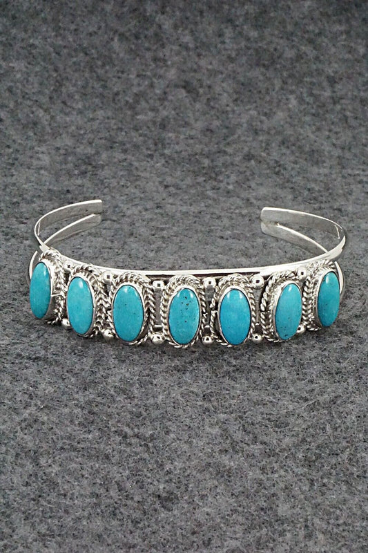 Turquoise & Sterling Silver Bracelet - Roberta Begay