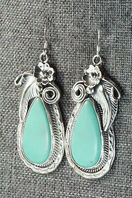 Turquoise & Sterling Silver Earrings - Davey Morgan