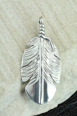 Sterling Silver Feather Pendant - Ben Begay