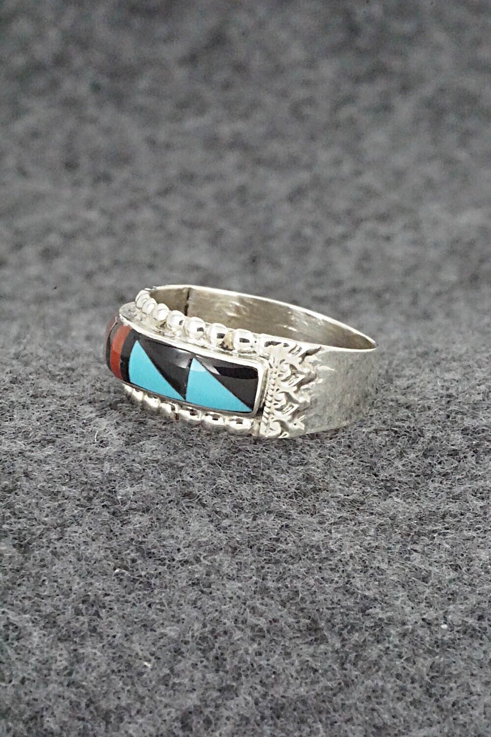 Multi Stone & Sterling Silver Ring - Rebecca Sheyka - Size 8
