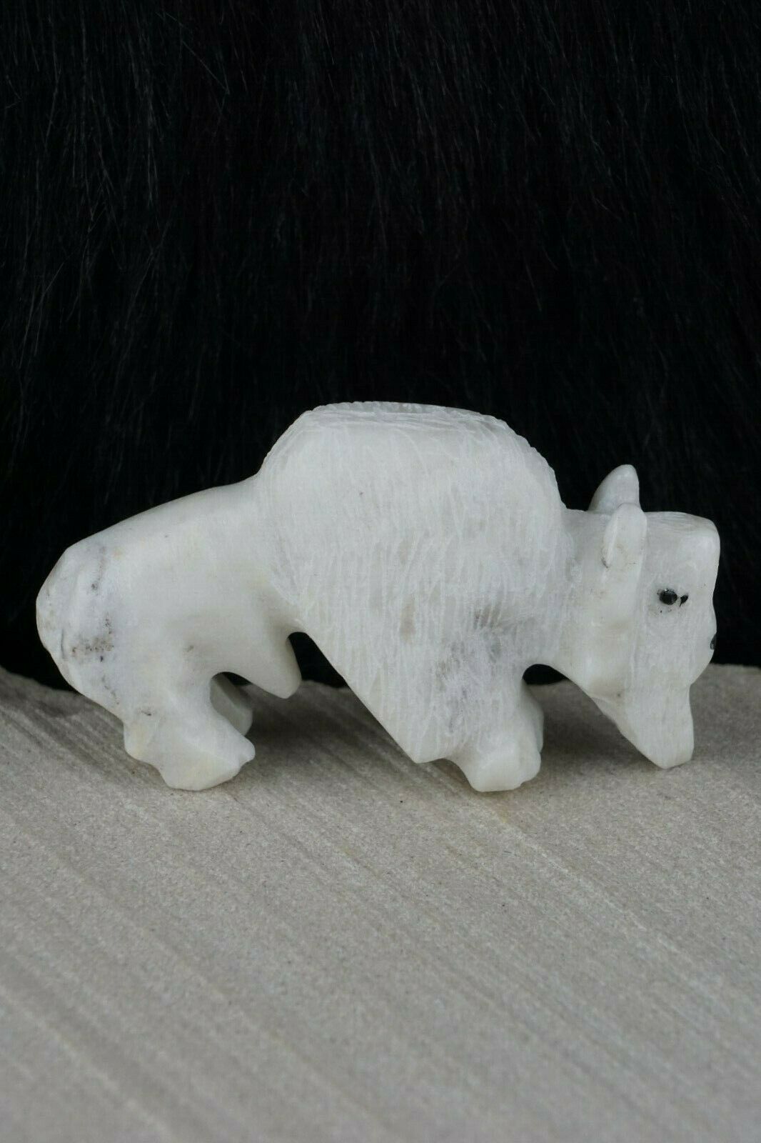 Buffalo Zuni Fetish Carving - Russell Shack - High Lonesome Trading