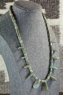 Turquoise & Sterling Silver Necklace - Navajo