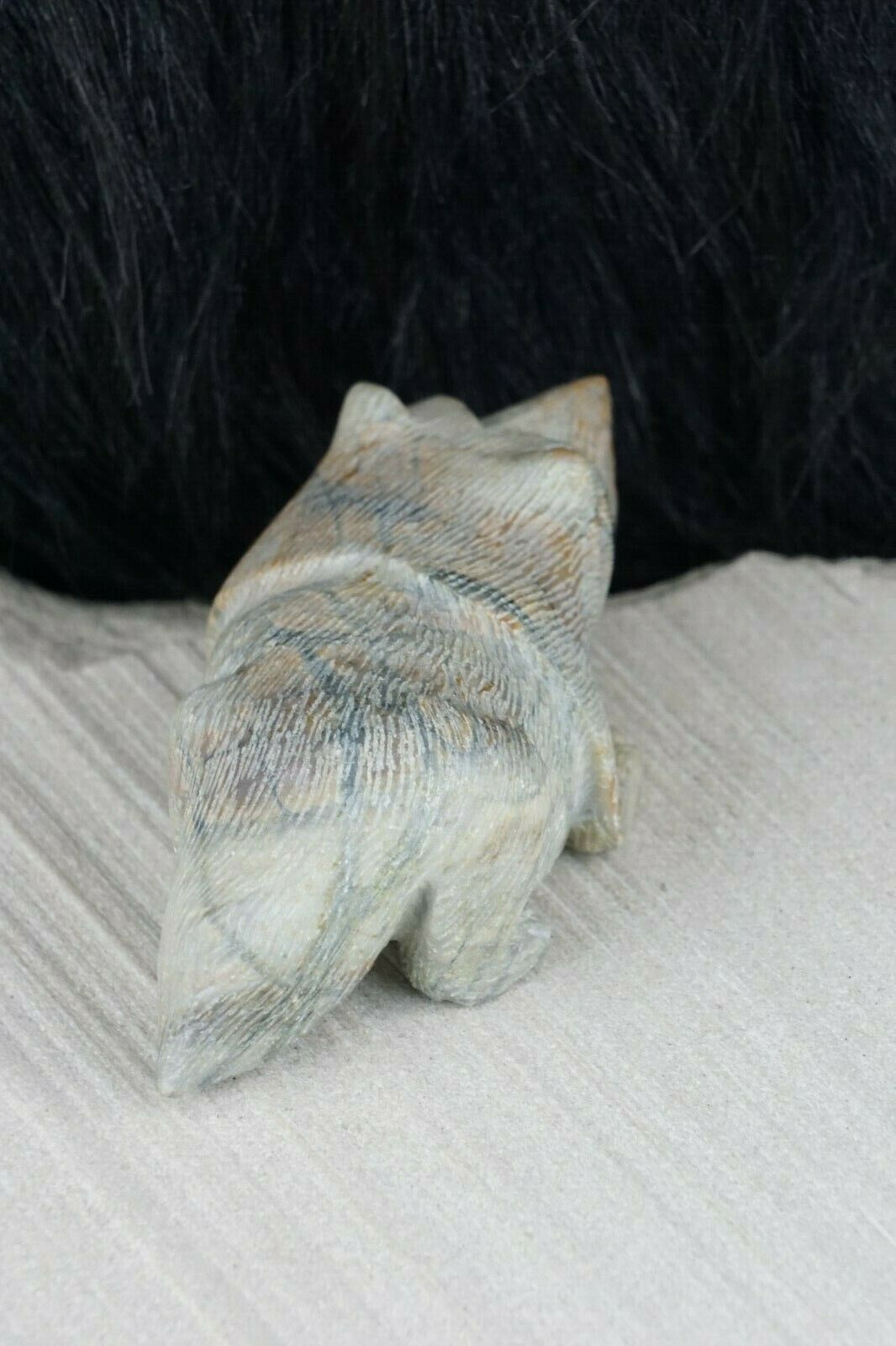 Badger Zuni Fetish Carving - Alvin Haloo - High Lonesome Trading