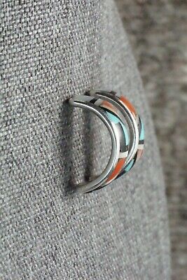 Multi Stone Inlay & Sterling Silver Earrings - Delberta Boone