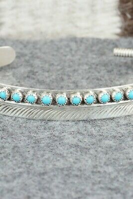 Turquoise & Sterling Silver Bracelet - Aaron Davis