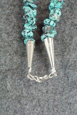 Turquoise & Sterling Silver Necklace - Louise Joe