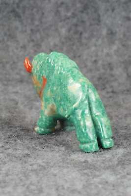 Buffalo Zuni Fetish Carving - Andres Quandelacy