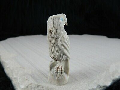 Eagle Zuni Fetish Carving - Garrick Weeka - High Lonesome Trading