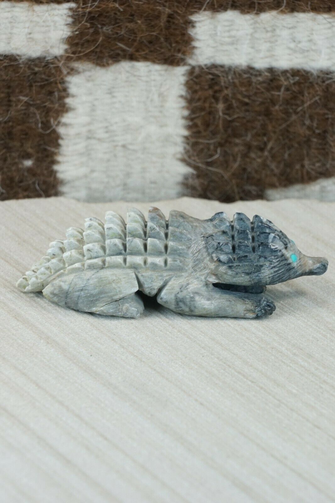 Horned Toad Zuni Fetish Carving - Jonas Hastito