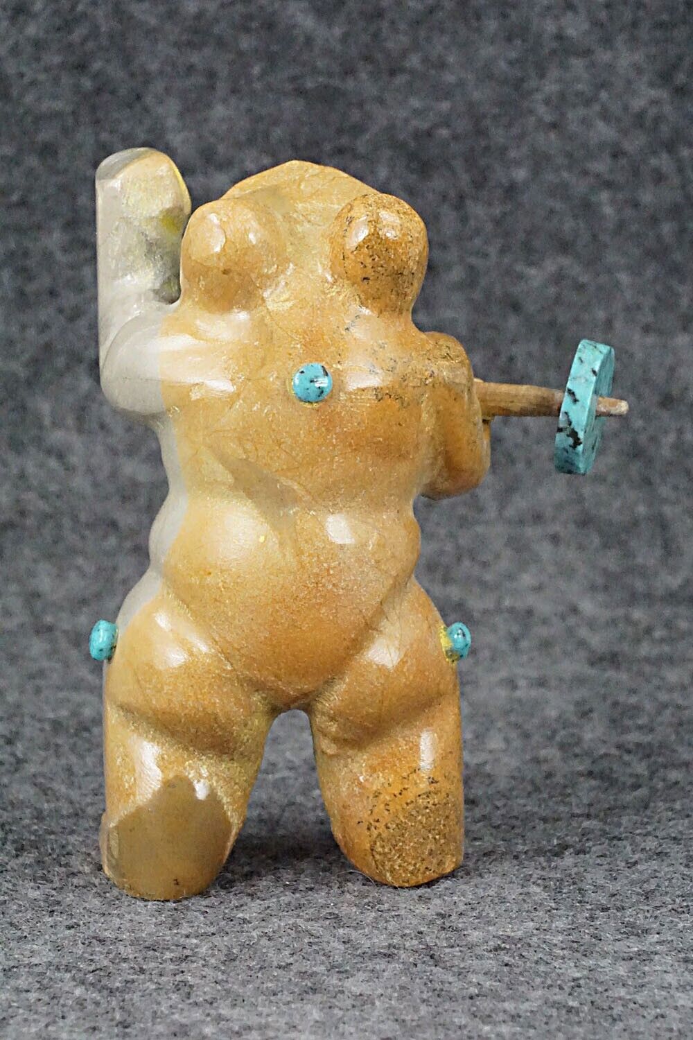Frog Zuni Fetish Carving - Enrike Leekya