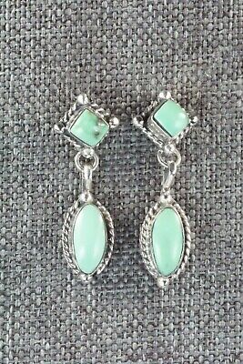 Turquoise & Sterling Silver Earrings - Bucky Belin