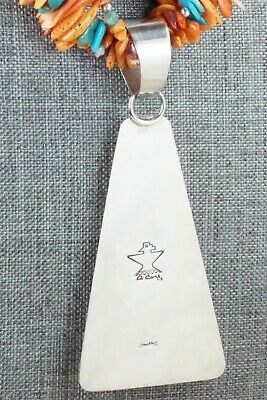 Spiny Oyster & Sterling Silver Necklace - Daniel Coriz