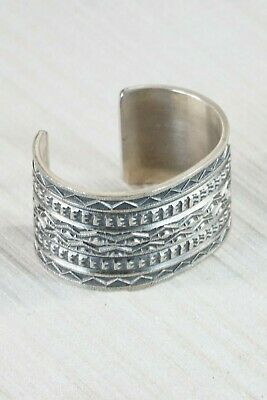 Navajo Sterling Silver Bracelet - Sunshine Reeves - High Lonesome Trading