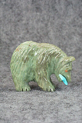 Bear Zuni Fetish Carving - Andres Quandelacy