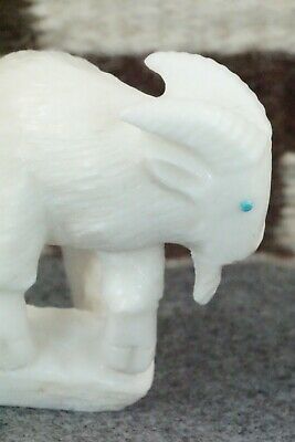 Goat Zuni Fetish Carving - Derrick Kaamasee