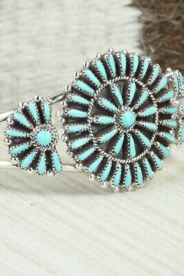 Turquoise & Sterling Silver Bracelet - Judy Wallace