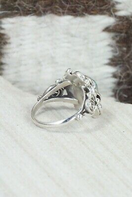 Turquoise & Sterling Silver Ring - Maritta Martinez - Size 6