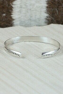 Navajo Sterling Silver Bracelet - Elaine Tahe