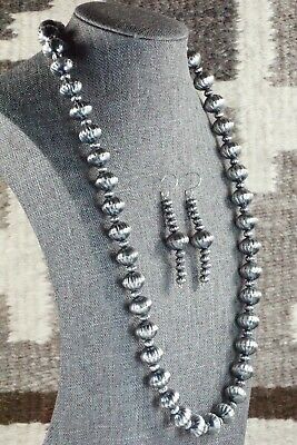 Sterling Silver Pearl Necklace and Earrings Set - Tonisha Haley