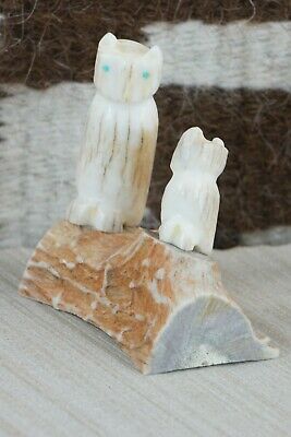 Owl Zuni Fetish Carving - Brandon Phillips