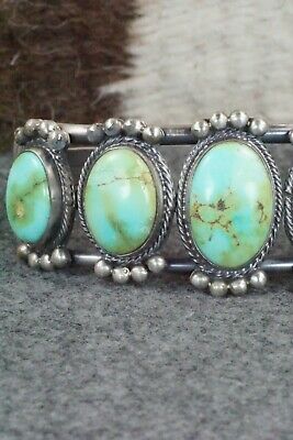 Turquoise & Sterling Silver Bracelet - Thomas Yazzie
