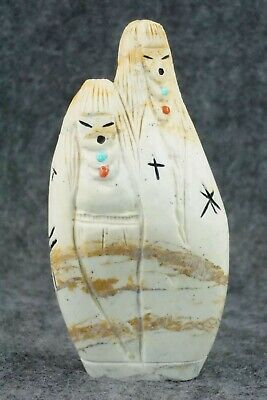 Corn Maiden Zuni Fetish Carving - Sandra Quandelacy