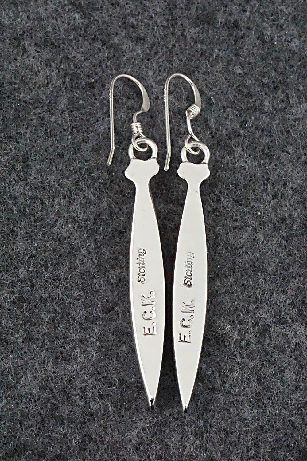 Multi Stone & Sterling Silver Inlay Earrings - Cleo Kallestewa