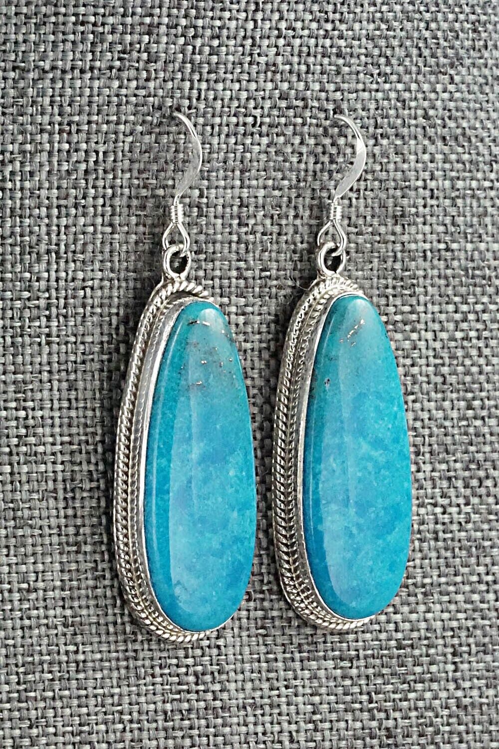 Turquoise and Sterling Silver Earrings - Sharon McCarthy