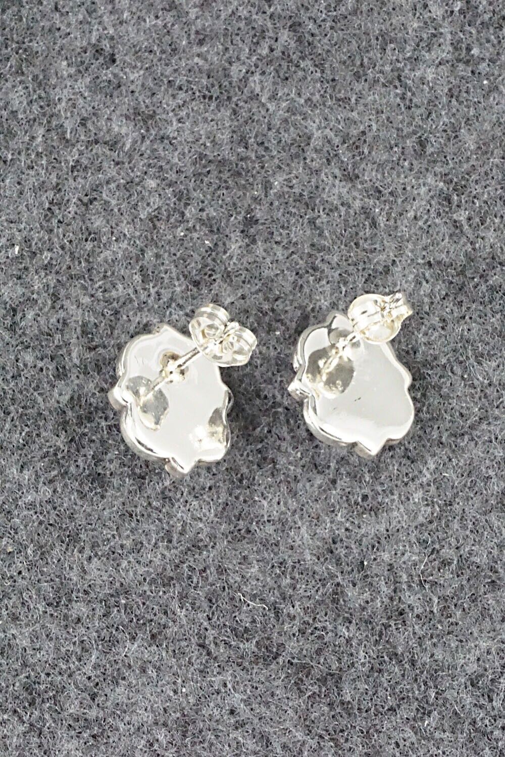 Turquoise and Sterling Silver Earrings - Sharon McCarthy