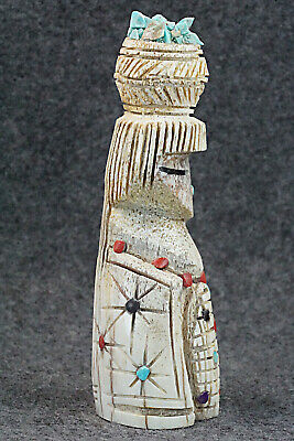 Corn Maiden Zuni Fetish Carving - Carl Etsate