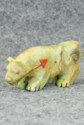 Mountain Lion Zuni Fetish Carving - Andres Quandelacy