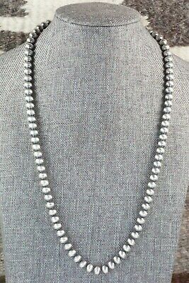 Sterling Silver Navajo Pearl Necklace - Jan Mariano
