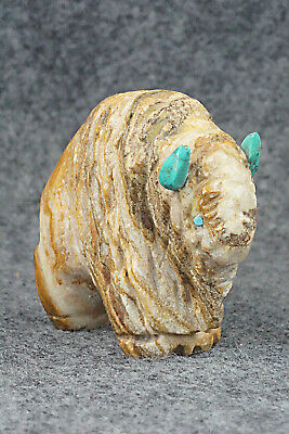 Buffalo Zuni Fetish Carving - Kevin Quam