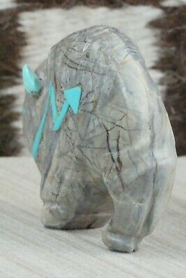 Buffalo Zuni Fetish Carving - Kevin Quam