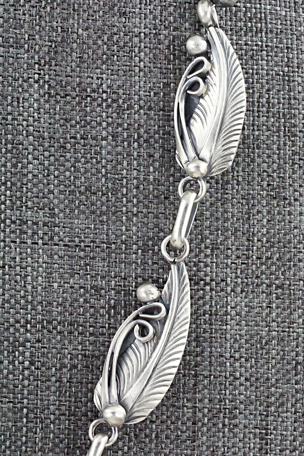 Turquoise & Sterling Silver Necklace - Davey Morgan