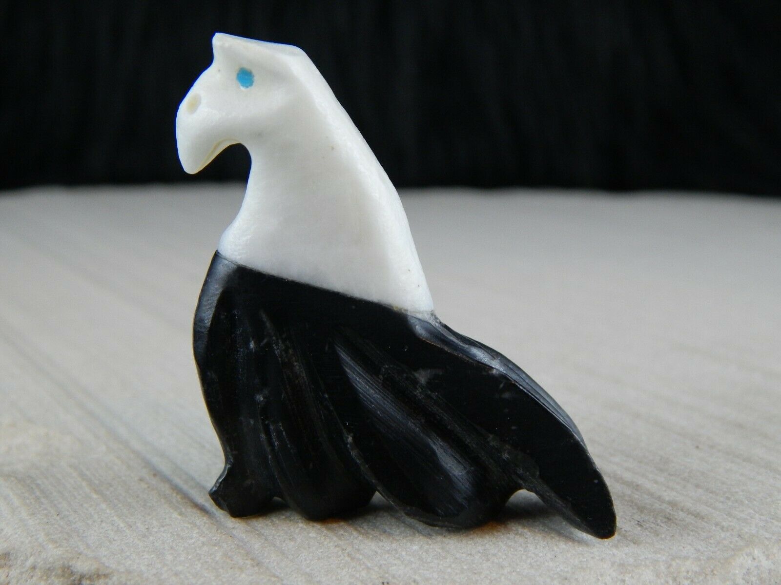 Eagle Zuni Fetish Carving - Kelly Lementino - High Lonesome Trading
